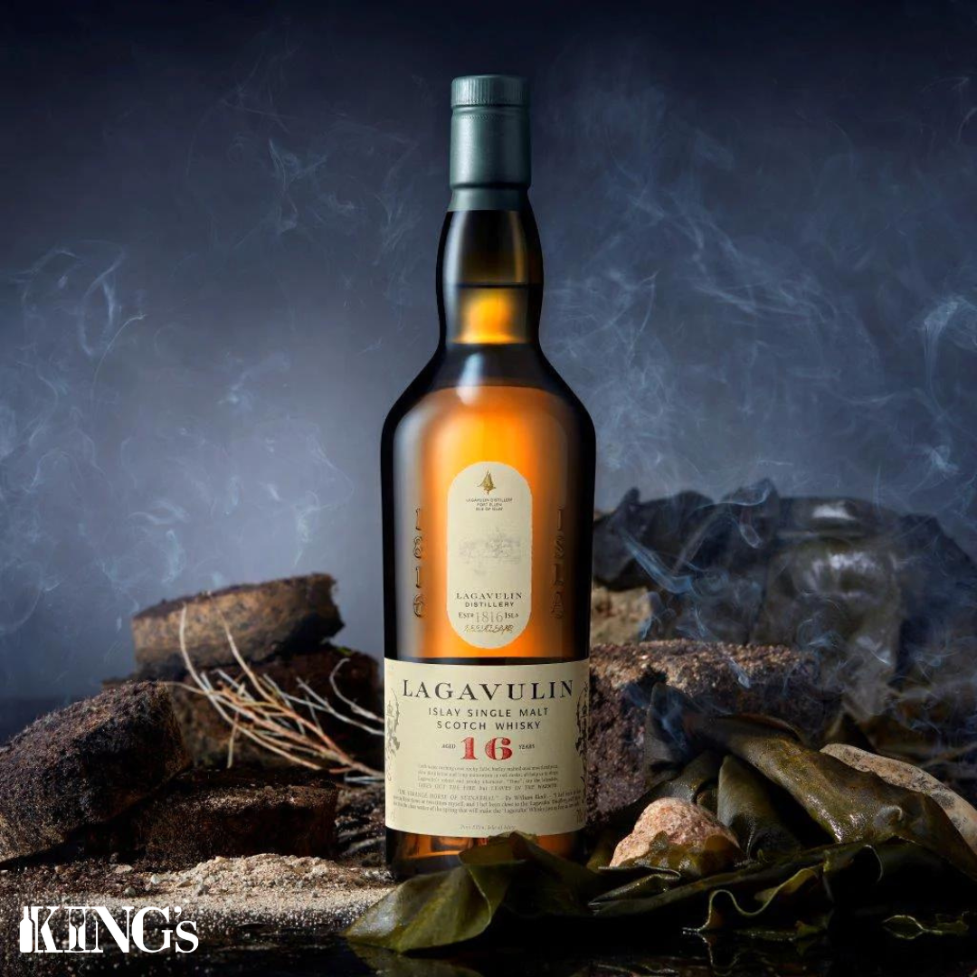 🥇十年比賽金牌殺手- Islay Lagavulin 泥媒風味經典之作🥃 – King's