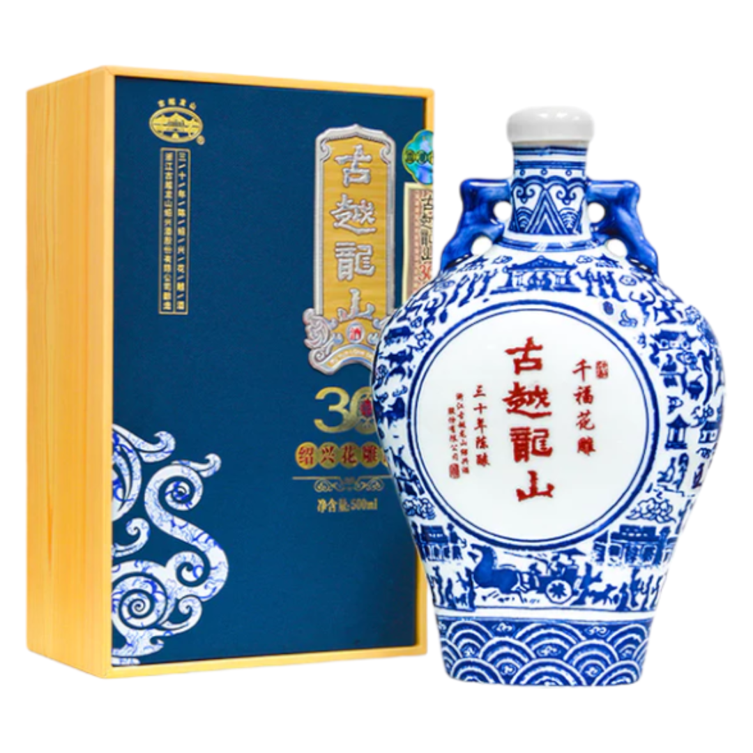 古越龍山三十年陳千福紹興花雕酒(500 ml) – King's Wine Cellar