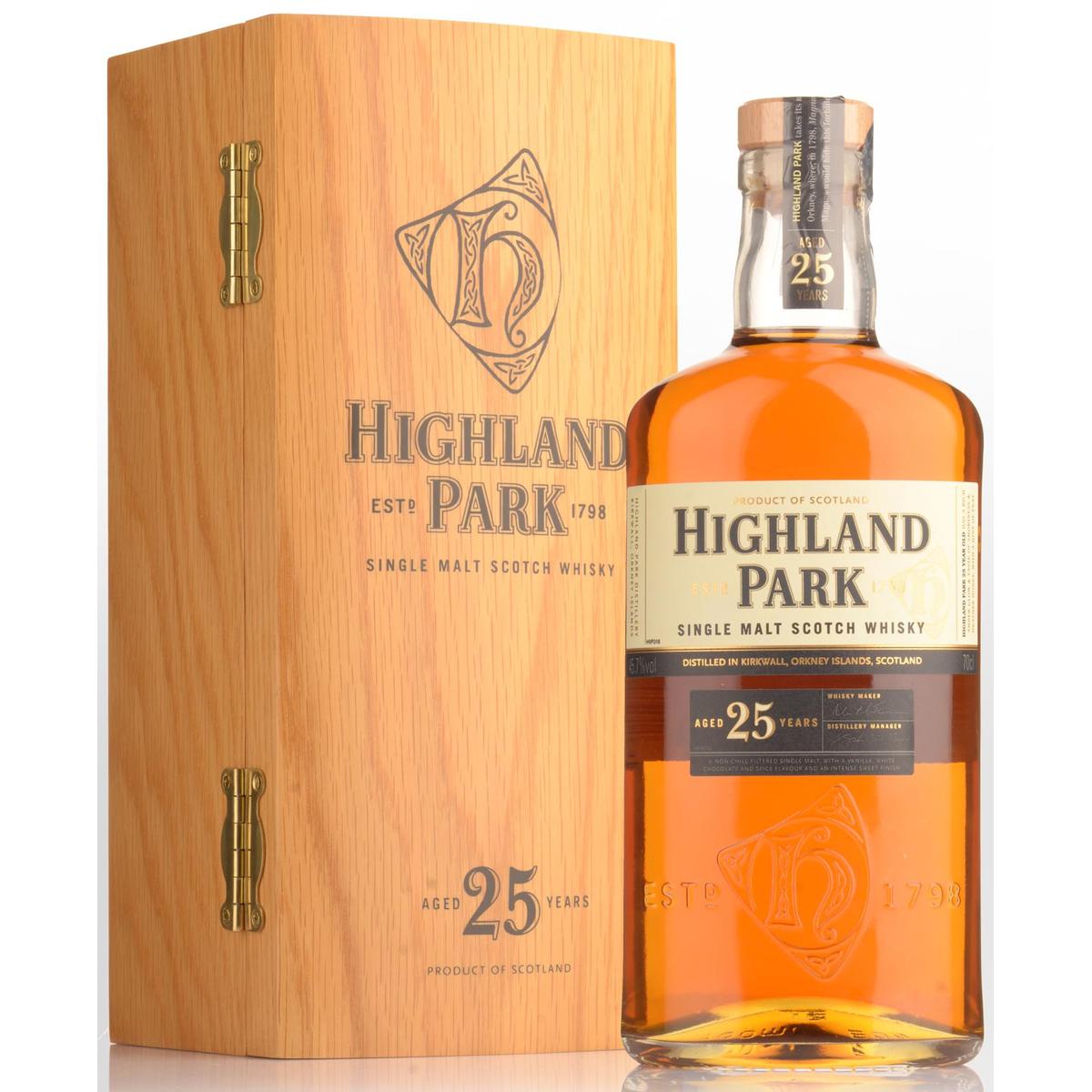 Highland Park 25 Years Single Malt Whisky – King's Wine Cellar