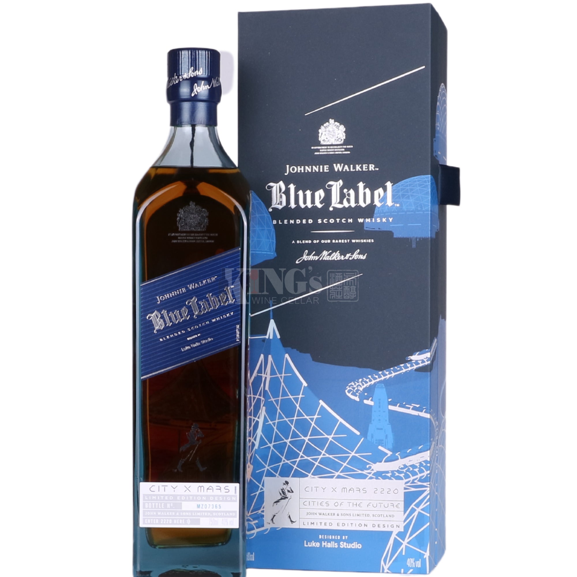 Johnnie Walker Blue Label Blended Whisky Elevated Cities Mars