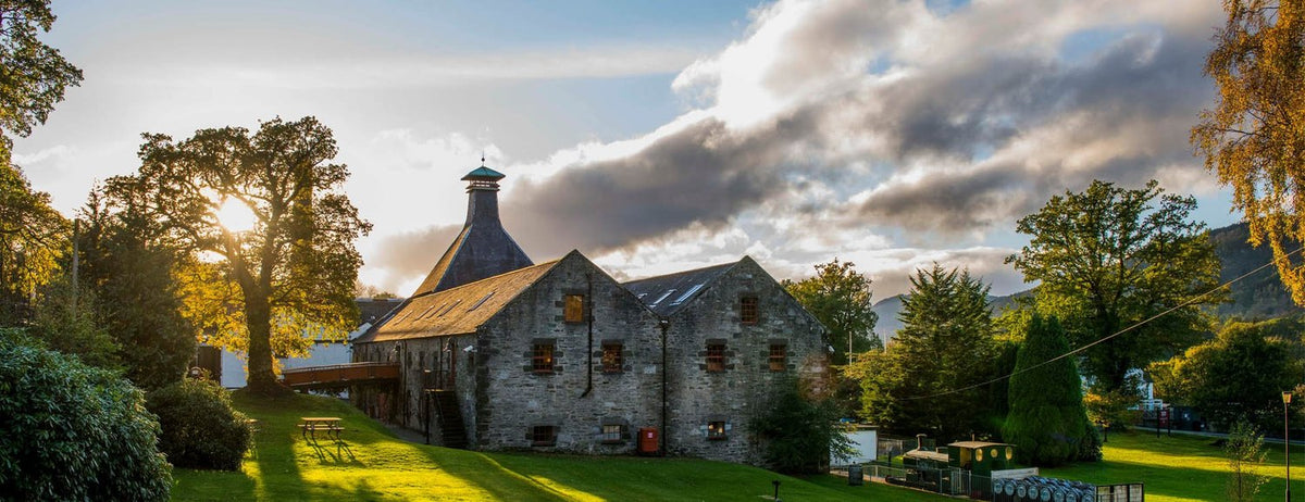 Aberfeldy distillery in the Scottish Highlands