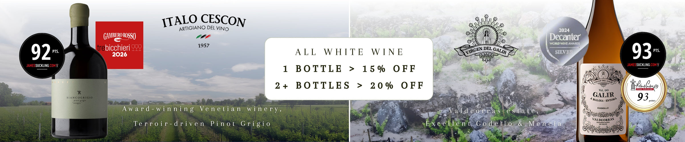 Italo Cescon & Virgen del Galir White