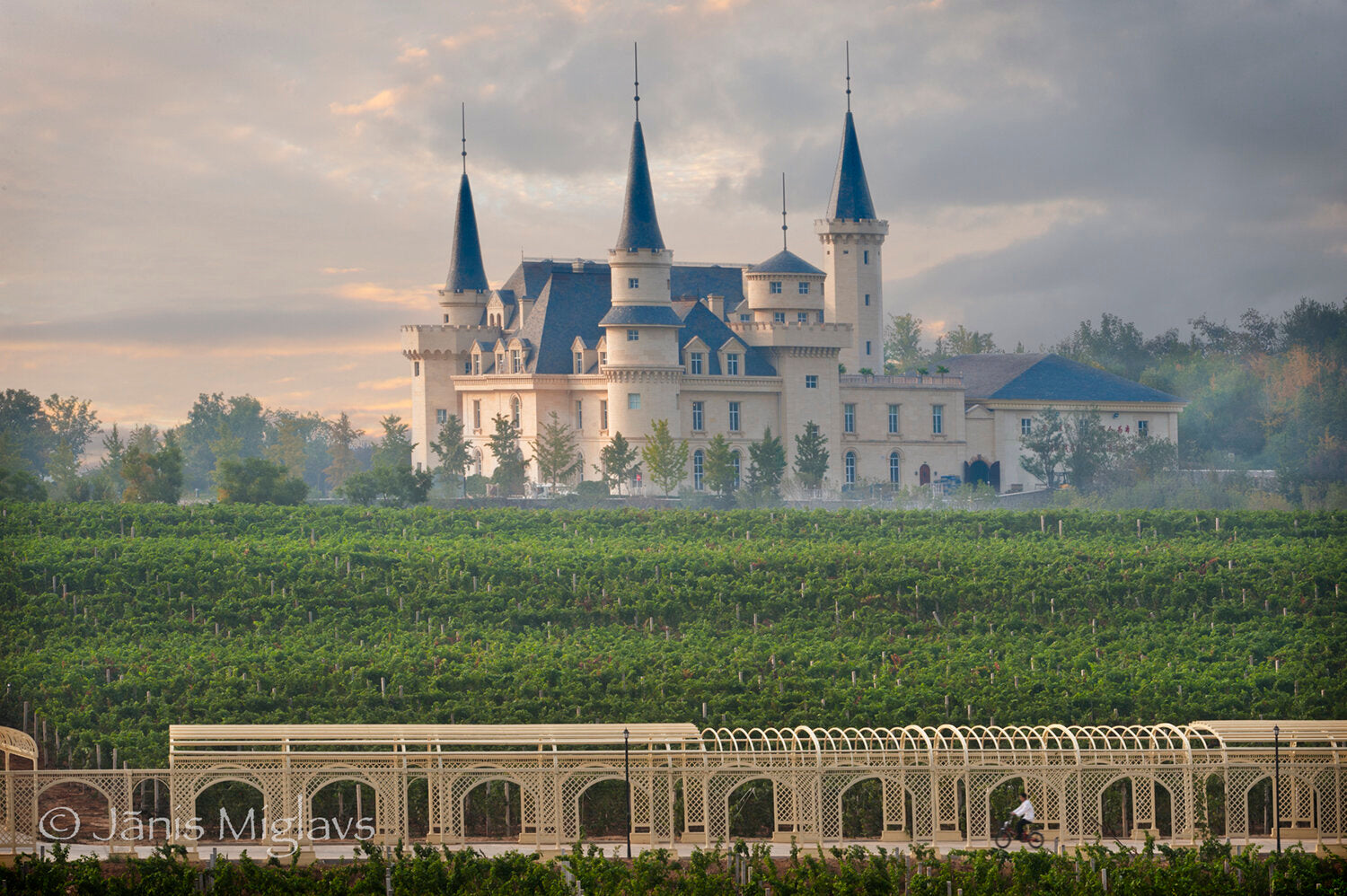 Grand castle architecture of Chateau Changyu Afip in Beijing