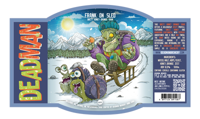 Frank on Sled Brett Honey Orange Sour (500 ml)