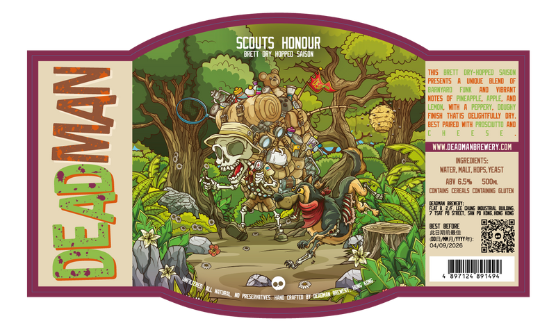 Scouts Honour Brett Dry Hopped Saison (500 ml)