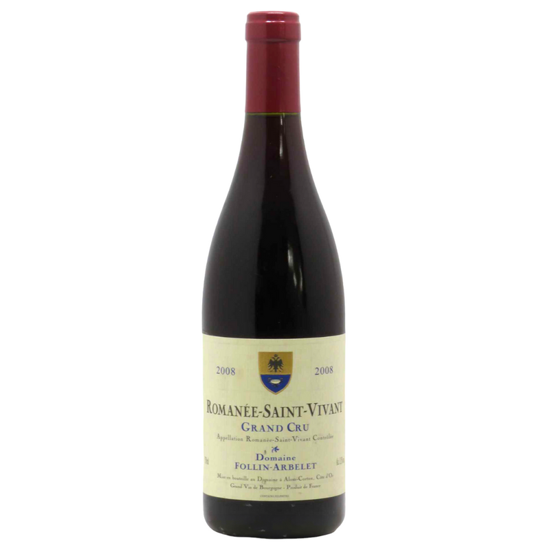 2008 Domaine Follin Arbelet Romanee Saint Vivant Grand Cru