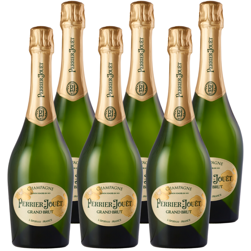 Perrier Jouet Champagne Grand Brut - 6 Bottle Pack