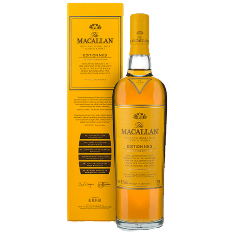 Macallan Edition No.3 US Label