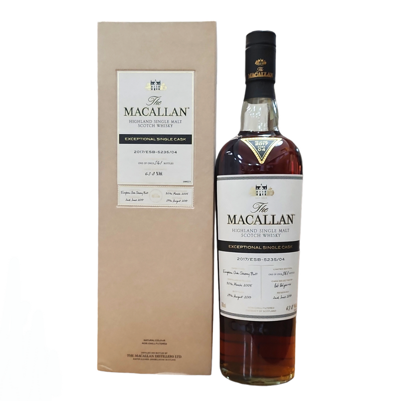 2005 Macallan Exceptional Cask 04 Cask Strenght Single Malt Scotch Whisky 