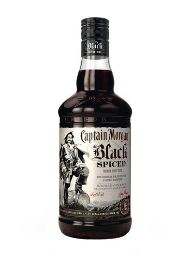 Captain Morgan Black Spiced Rum (1000 ml)