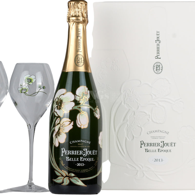 2013 Perrier Jouet Belle Epoque Blanc de Blancs Giftbox with 2 Glasses
