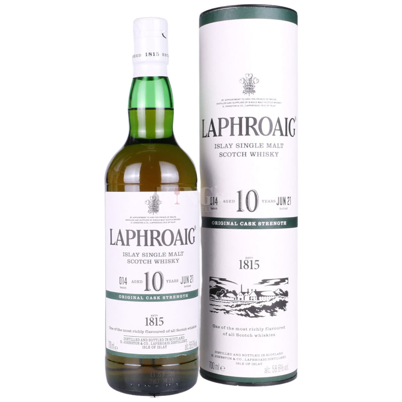 Laphroaig 10 Years Cask Strength Whisky Batch 14