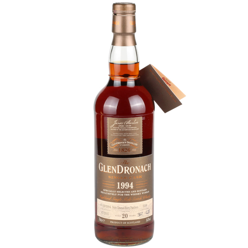 1994 Glendronach 20 Year Old Pedro Ximenez Sherry Puncheon Single Malt Whisky