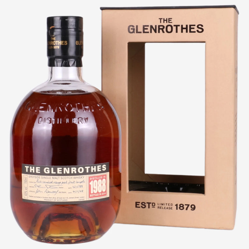 1988 Glenrothes Single Malt Whisky 1988
 bottling in 2014
 43%