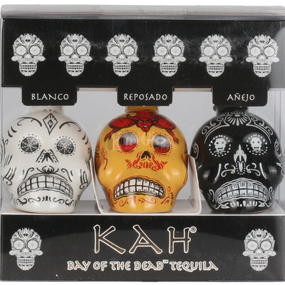 Kah Day of The Dead Tequila Miniatures Set (50 ml)