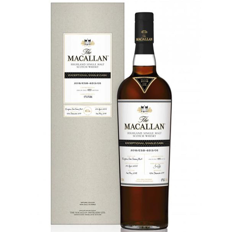 2005 Macallan Exceptional Single Cask 2018/ESB-6513/05 Single Malt Scotch Whisky