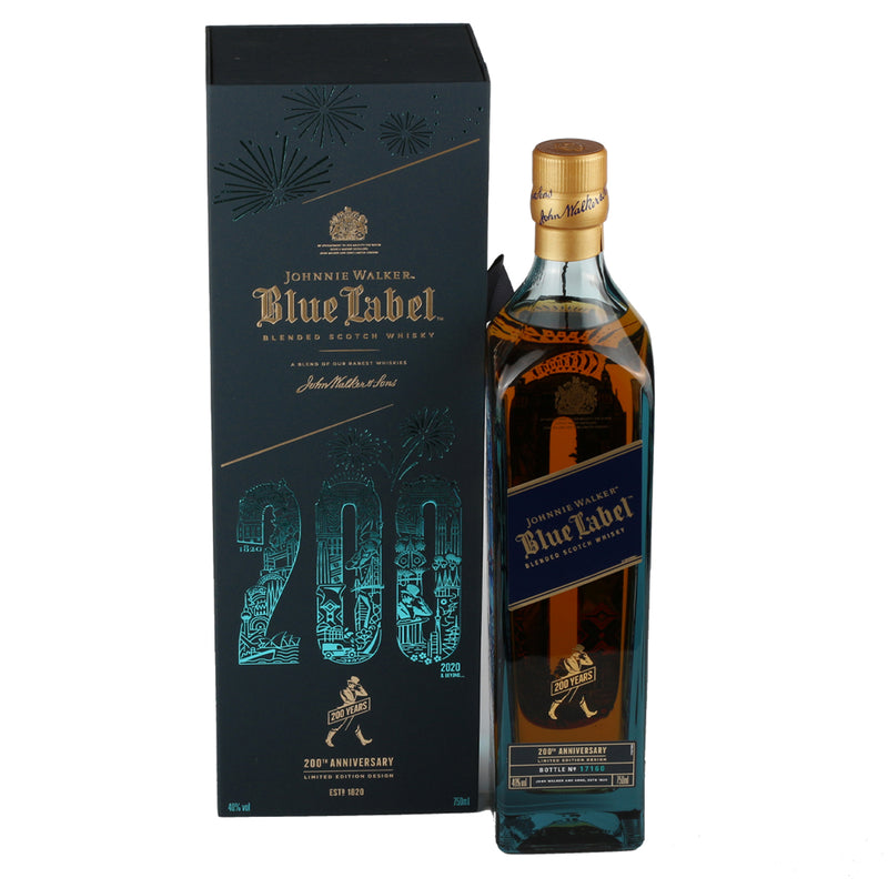 Johnnie Walker Blue Label Blended Whisky 200th Limited Edition