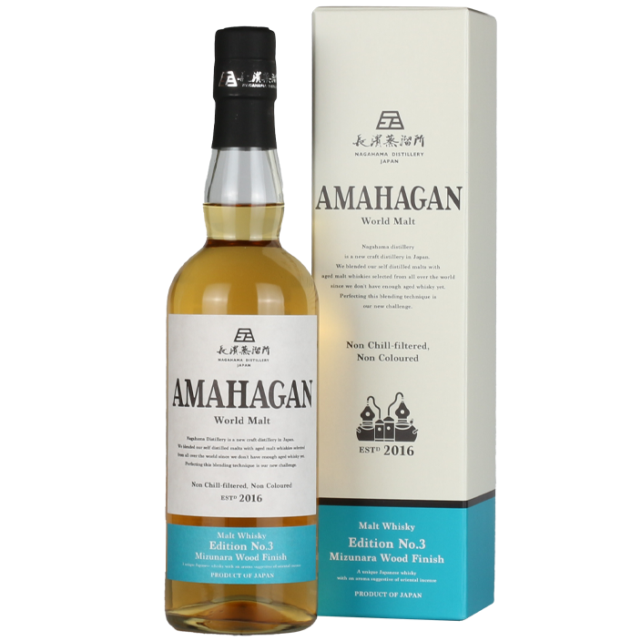 Nagahama Distillery - AMAHAGAN Whisky World Malt Edition No. 3 Mizunara Cask