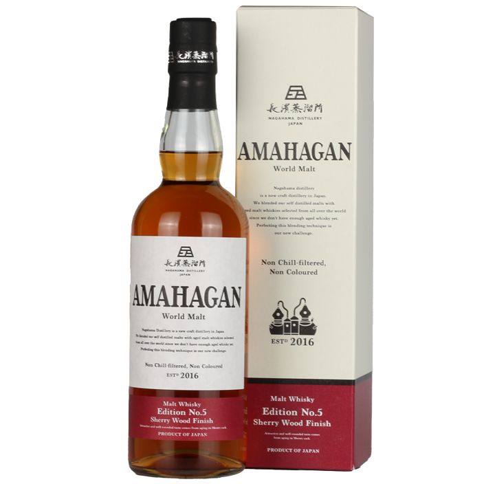 Nagahama Distillery - AMAHAGAN Whisky World Malt Edition No. 5 Sherry Cask