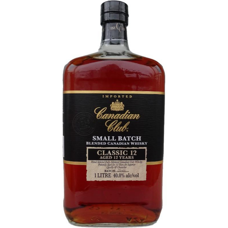Canadian Club Small Batch 12 Year Blended Whisky (1000 ml)
